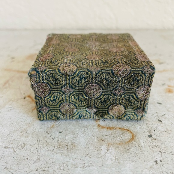 Vintage Red Chinese Seal Paste & Ceramic Paste Container with Blue Dragons - Picture 7 of 11